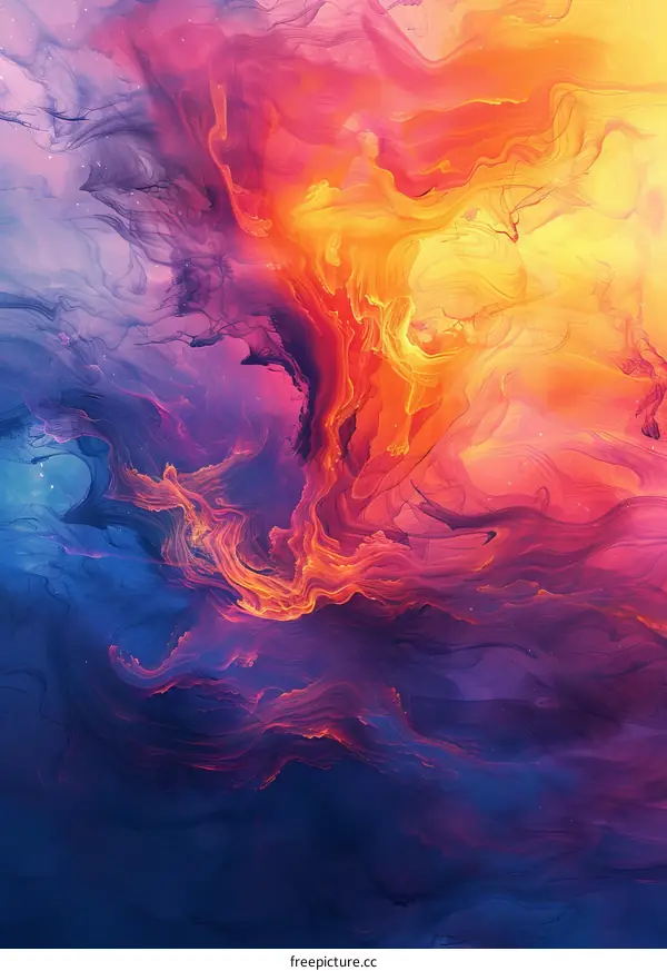 Colorful Abstract Artwork - Movement and Energy