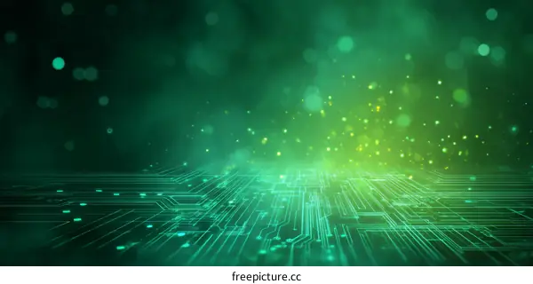 Abstract Circuit Board Technology Background Image