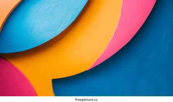 Abstract Background with Colorful Shapes