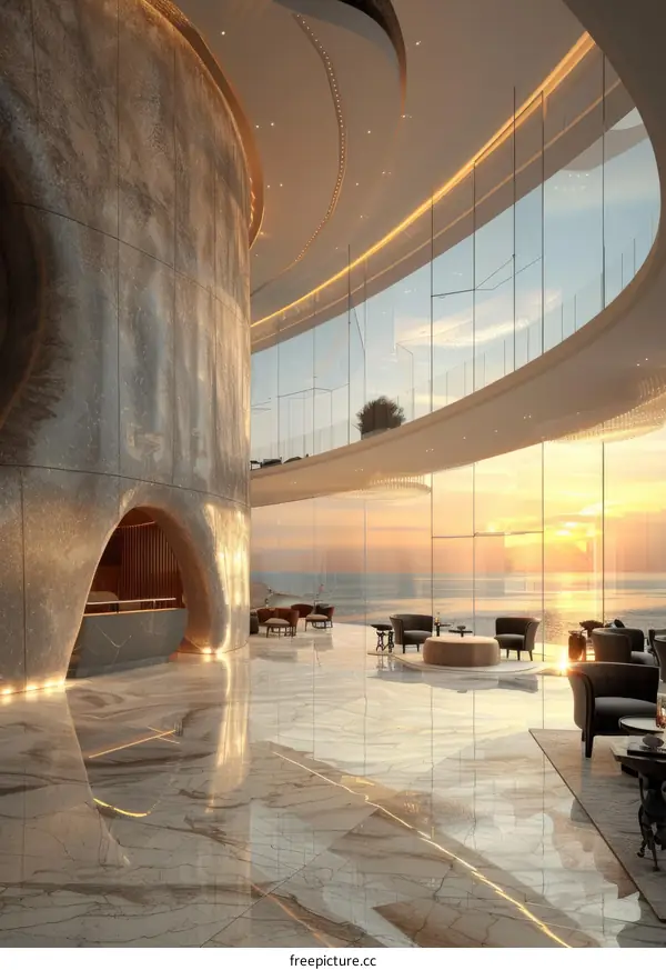 Modern Architectural Lobby Interior Design