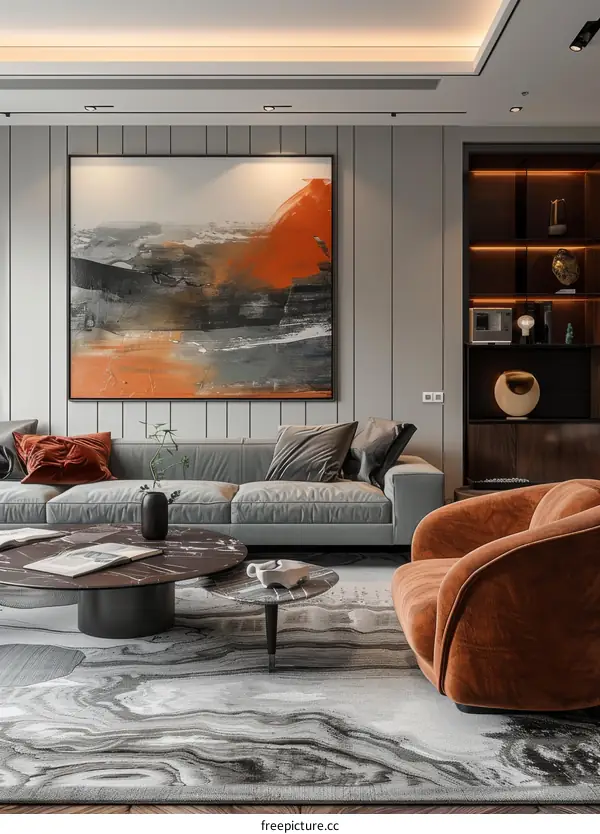 Minimalist Living Room Design with Modern Touches