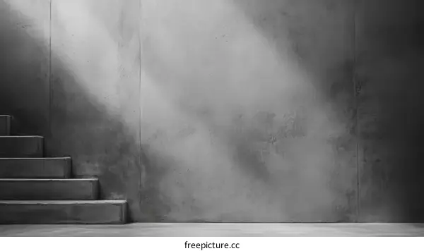 Modern Concrete Staircase Architectural Interior