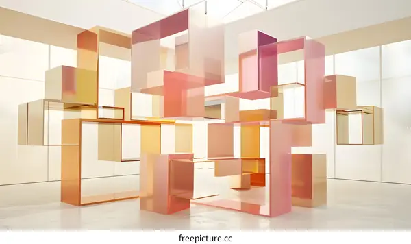 Abstract Geometric Shapes in a Minimalist Setting