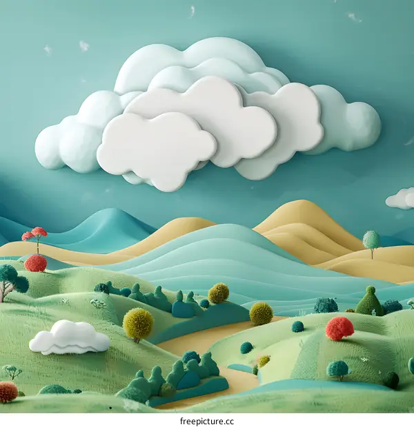 Colorful cartoon illustration