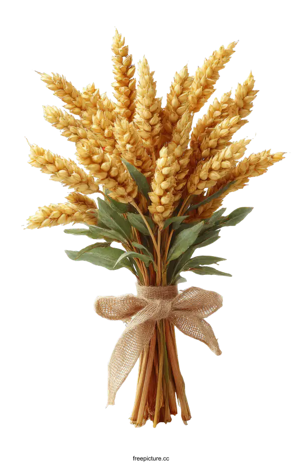[Transparent Background PNG]Dried Wheat Bouquet Arrangement