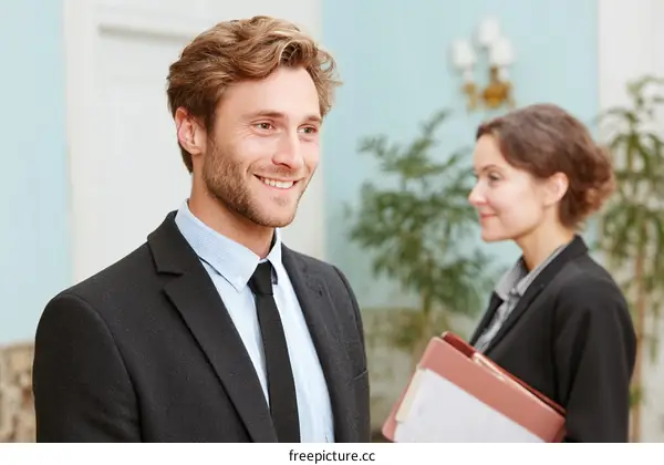 Business Meeting in a Formal Setting