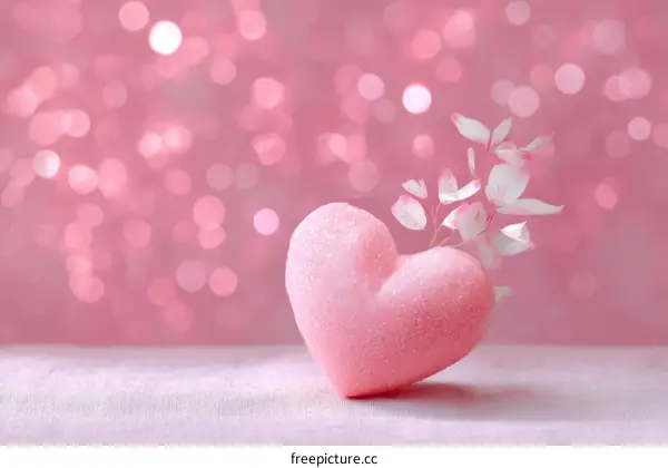 Pink Heart Valentines Day Decoration
