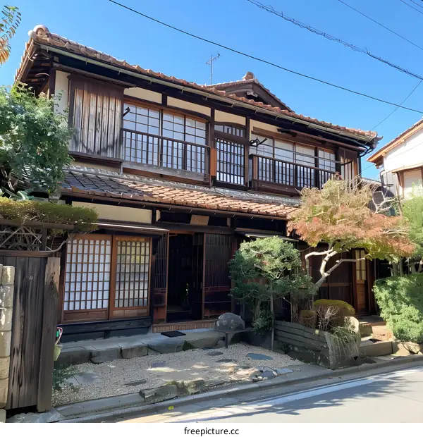 Traditional Japanese House Exterior