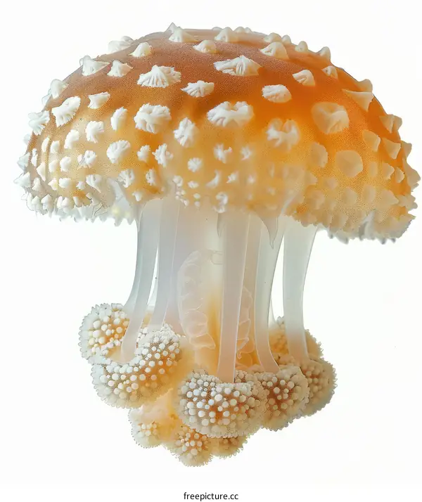 Stunning Image of a Jellyfish with a Mushroom-Shaped Top
