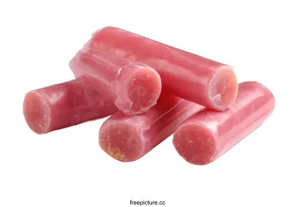 [Transparent Background PNG]Stack of Pink Cylindrical Bars