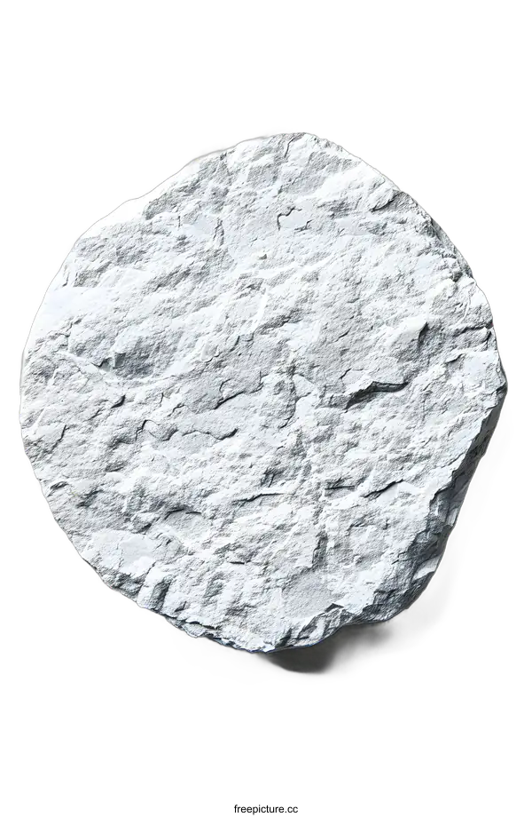 [Transparent Background PNG]Round white marble stone podium