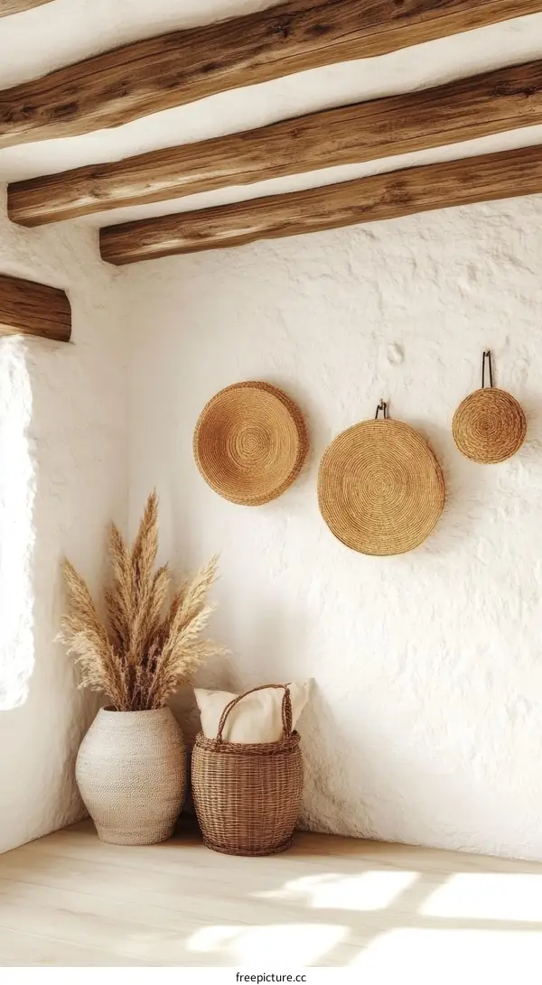 Rustic Interior Design Corner Decor