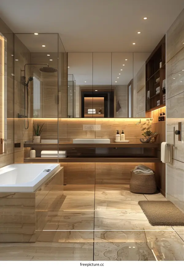 Modern Luxury Bathroom Interior Design