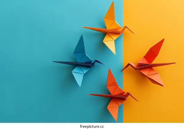 origami birds