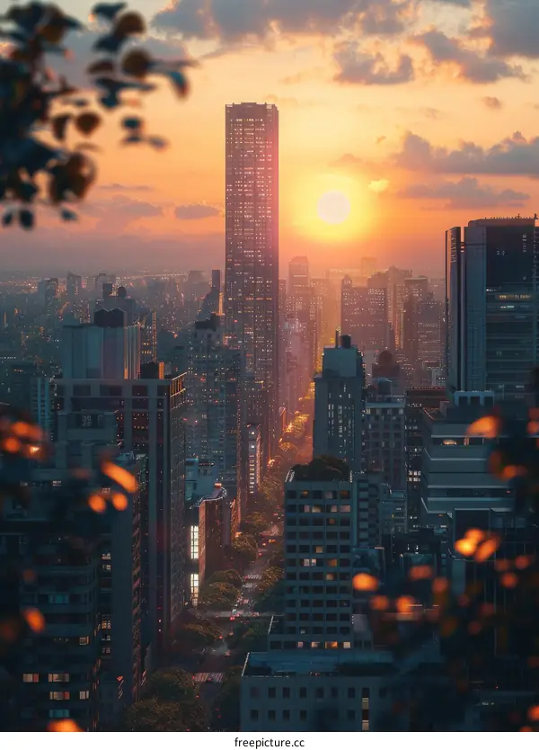 Cityscape of Manhattan, New York City, USA