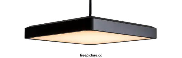 [Transparent Background PNG]Modern Square Pendant Lighting Fixture