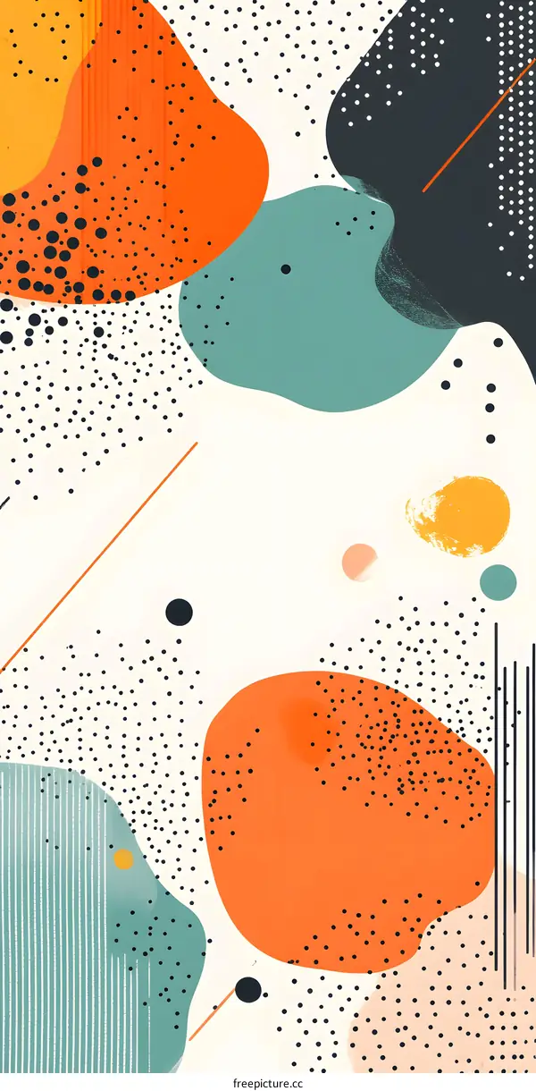 Abstract Geometric Shapes Background Design