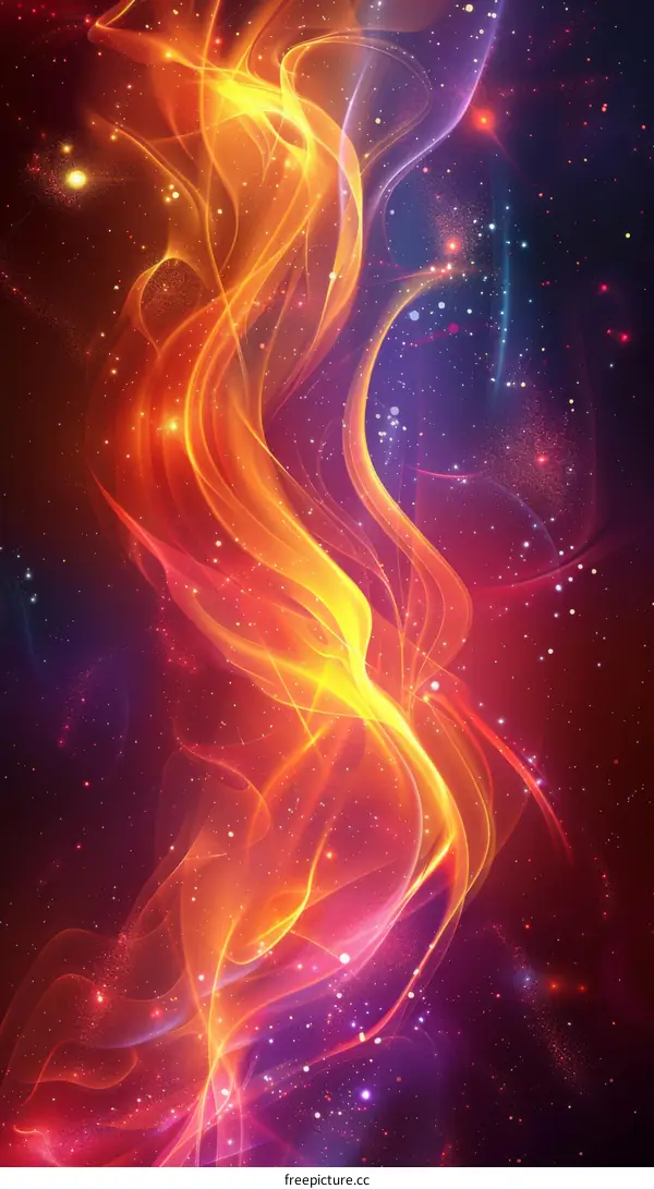 Abstract Colorful Cosmic Energy Flow