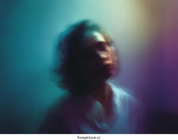 Abstract Portrait of a Person with Blurry Focus