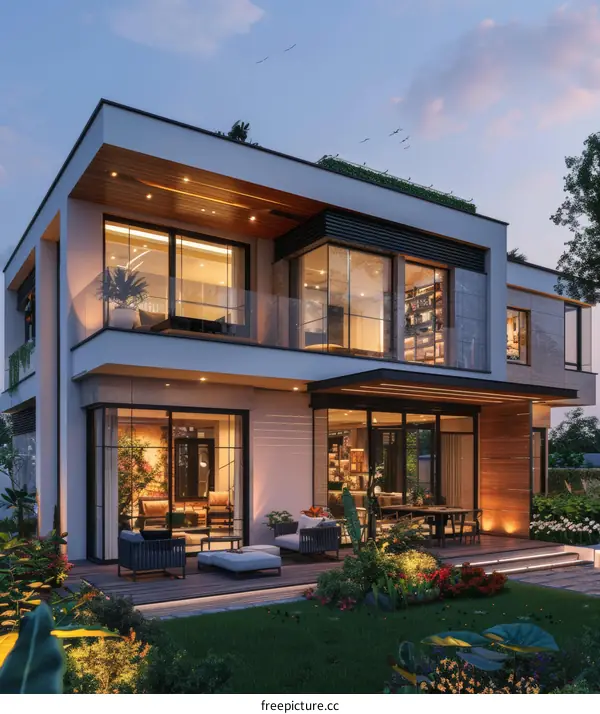 Modern Luxurious House Exterior Design