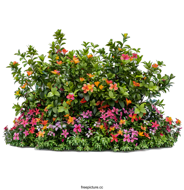 [Transparent Background PNG]A variety of flowers are in full bloom