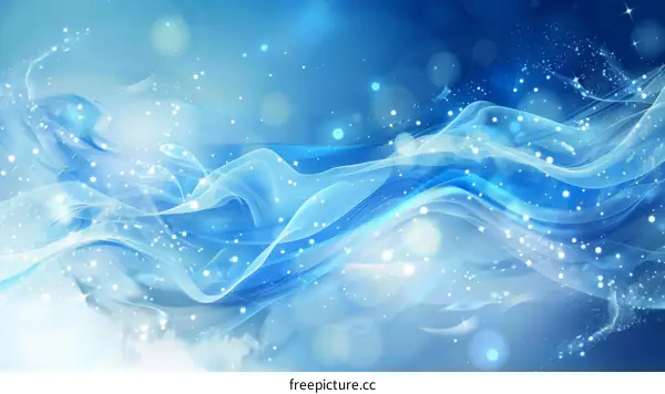 Dynamic Blue Abstract Background