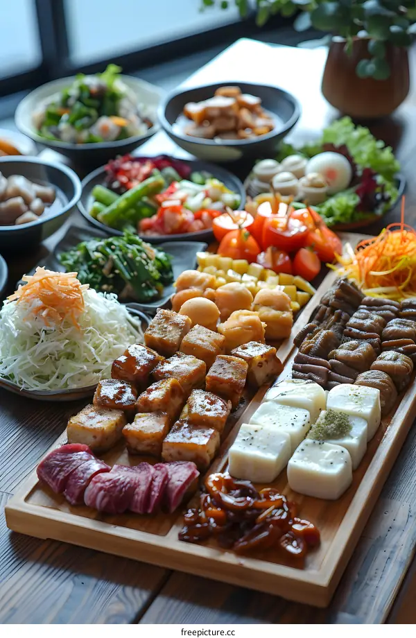 A table full of delicious food