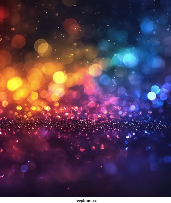 Colorful Bokeh Lights Background