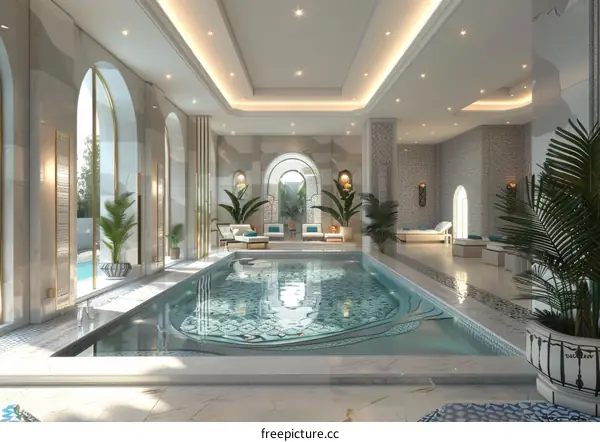 Luxury Indoor Swimming Pool Design