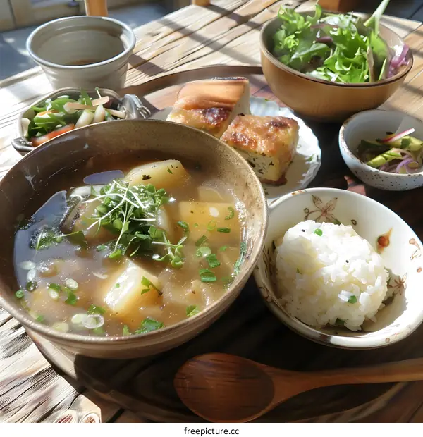 A delicious and healthy Japanese meal