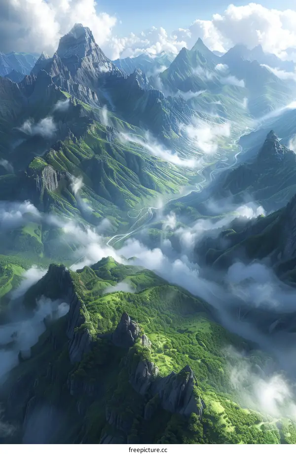 Majestic Mountains and Misty Valleys: A Serene Escape