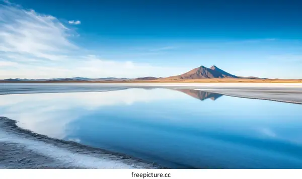 Serene Mountain Lake Reflection
