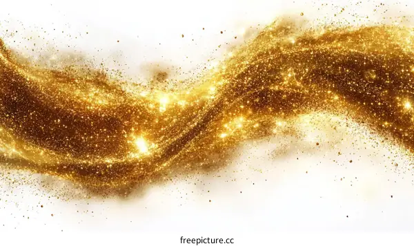Abstract Gold Glitter Texture Background Design