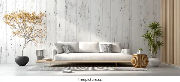 Modern Minimalist Living Room Interior Design