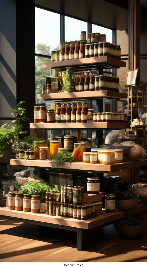 An Abundance of Spices and Preserved Food