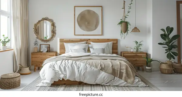 Modern Minimalist Farmhouse Bedroom Design