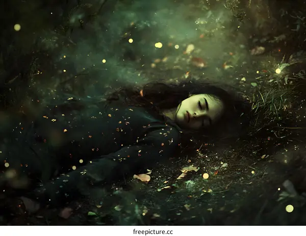 Sleeping Beauty in a Forest