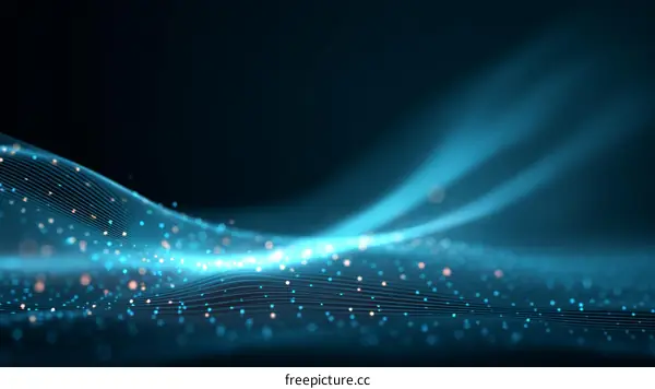 Abstract Digital Wave Pattern Background Design