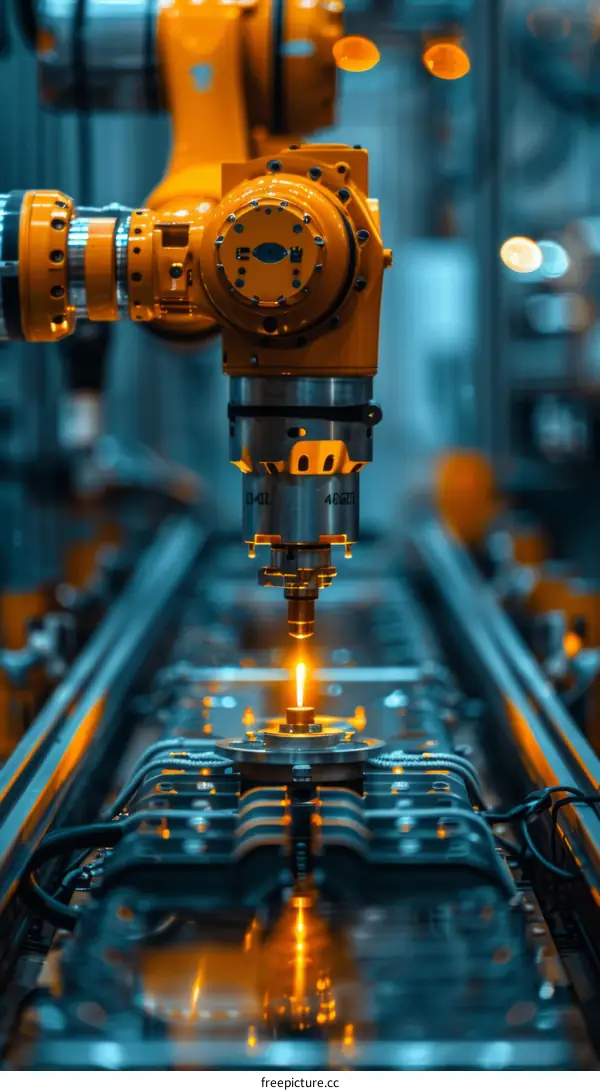 Industrial robot automatic welding