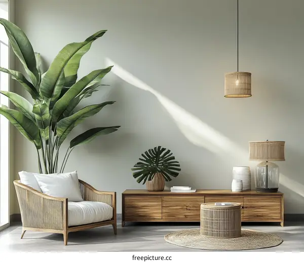 Modern Tropical Living Room Interior Design