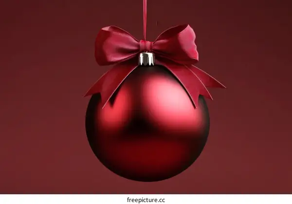 Red Christmas Ornament Decoration