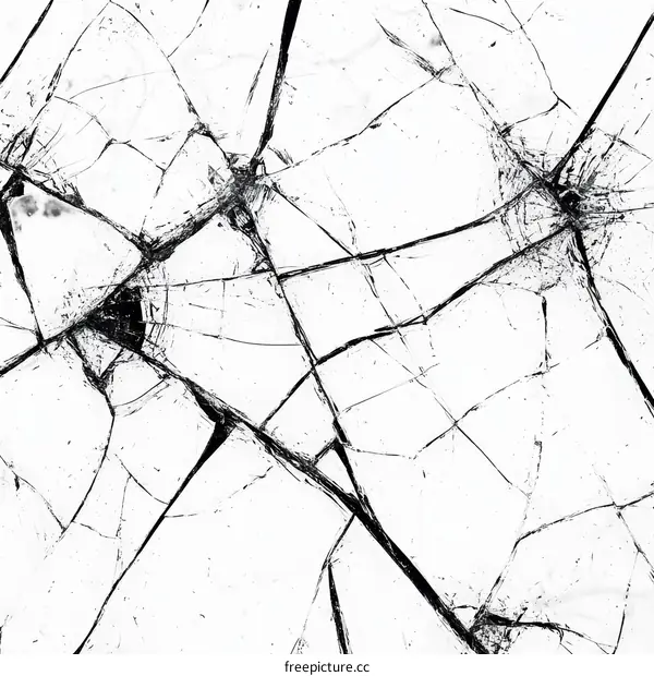 Broken Glass Texture Background Design
