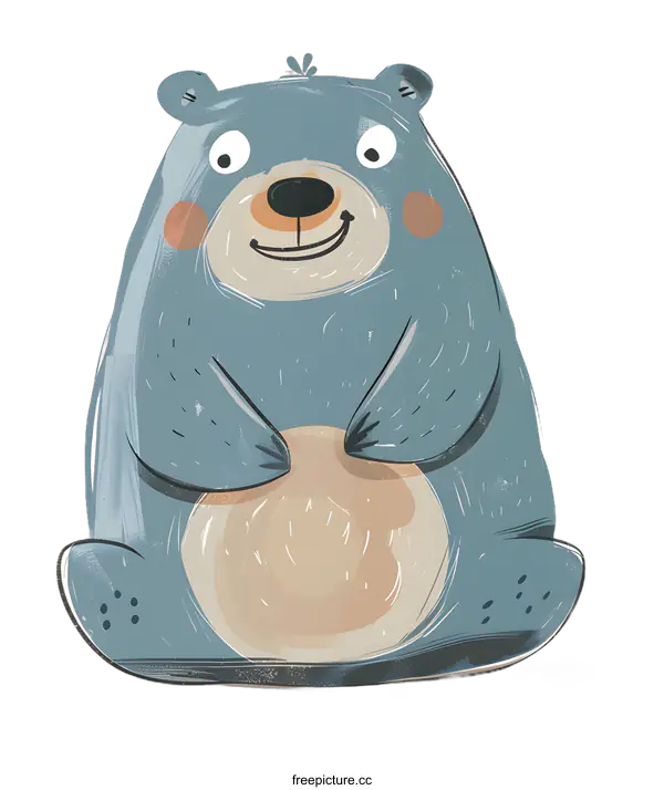 [Transparent Background PNG]Cute Cartoon Bear Illustration