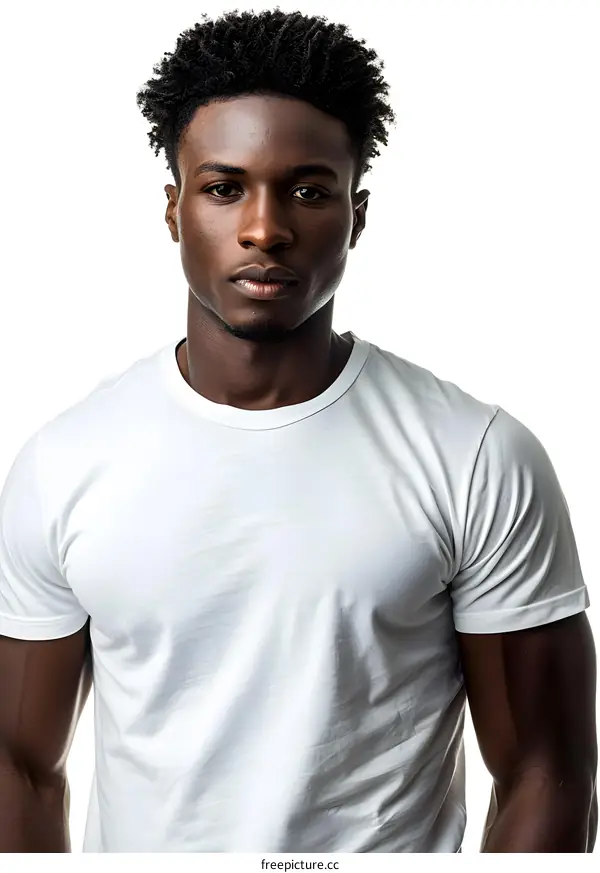 Portrait of a young African-American man