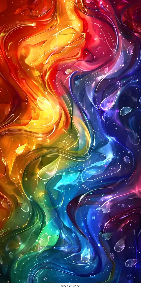 Colorful abstract painting