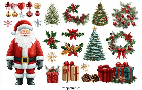 Christmas Collection with Santa Claus