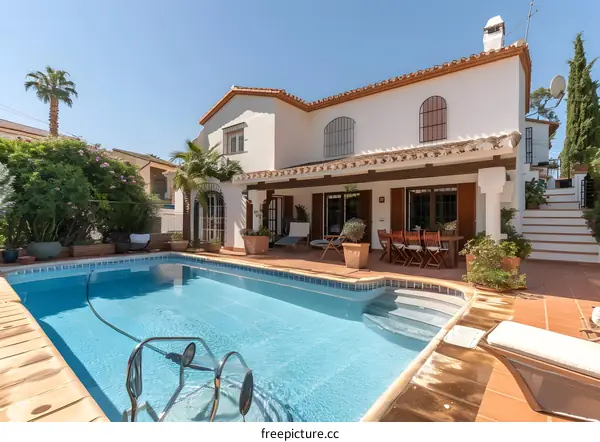 Luxury Villa With Swimming Pool And Patio