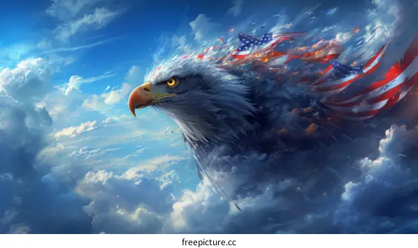 American Eagle Illustration