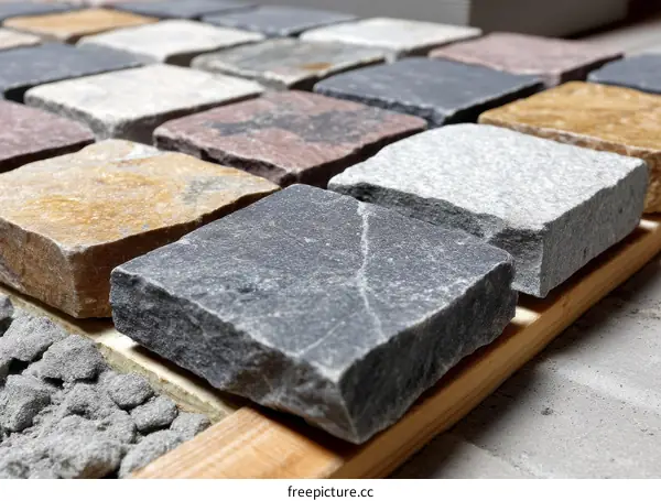 Assortment of Natural Stone Pavers