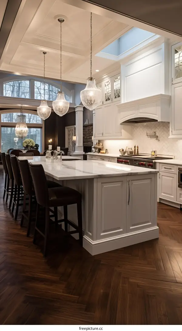 Modern Kitchen Island With Seating